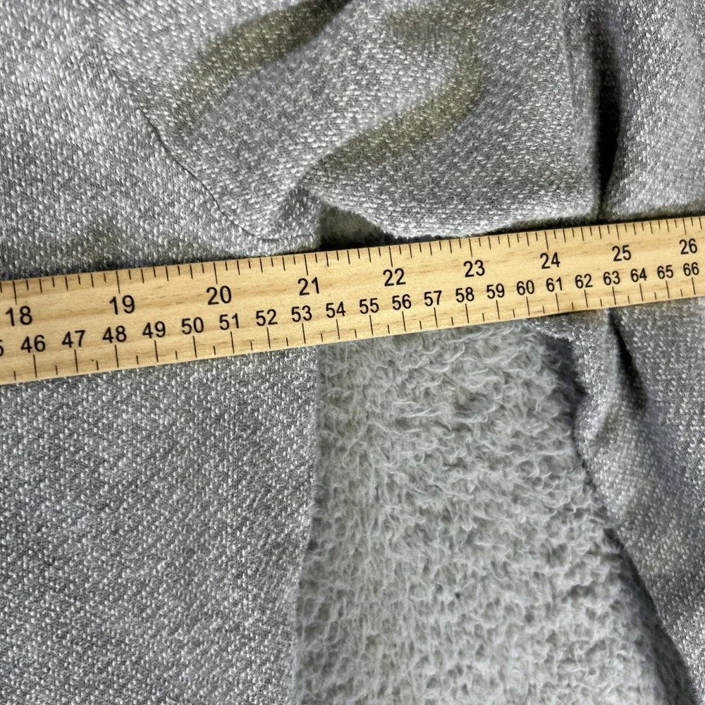 Tommy Bahama 1/4 Zip Sweater Mens Large Grey Herringbone Pullover Stretch Preppy